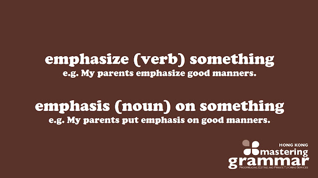 What does store emphasize mean